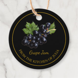 Simple Homemade Grape Jam Hang Tag