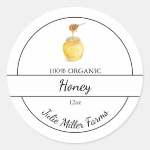 Simple Homemade Honey Label