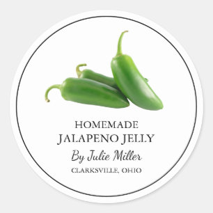 Simple Homemade Jalapeno Jelly Label