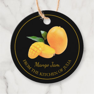 Simple Homemade Mango Jam Hang Tag