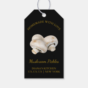 Simple Homemade Mushroom Pickle Hang Tag