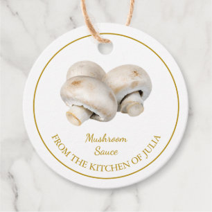 Simple Homemade Mushroom Sauce Hang Tag