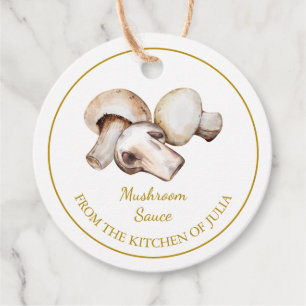 Simple Homemade Mushroom Sauce Hang Tag