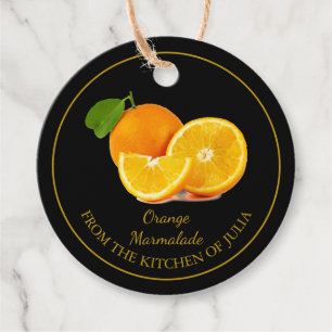 Simple Homemade Orange Marmalade Hang Tag