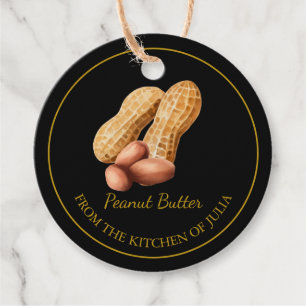 Simple Homemade Peanut Butter Hang Tag l Black