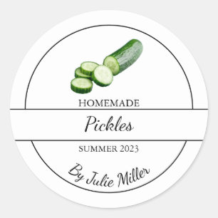 Simple Homemade Pickles Label