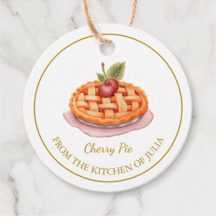 Simple Homemade Pie Hang Tag l White