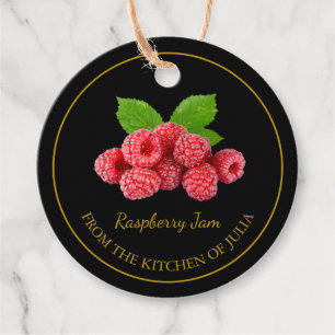 Simple Homemade Raspberry Jam Hang Tag