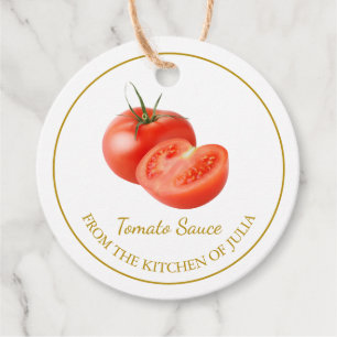 Simple Homemade Tomato Sauce Hang Tag