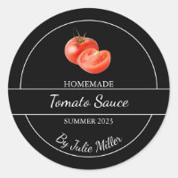 Simple Homemade Tomato Sauce Label