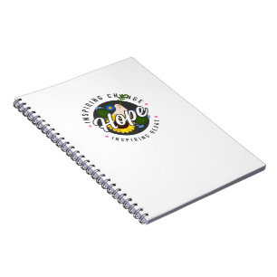 Simple Hope Inspiring Spiral Photo Notebook