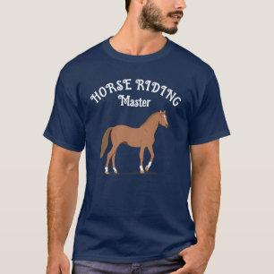Simple Horse Lover Personalise Name T-Shirt
