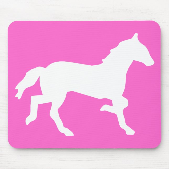 simple horse mouse pad (Front)