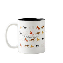 Simple Horse Pattern with Name Personalisation