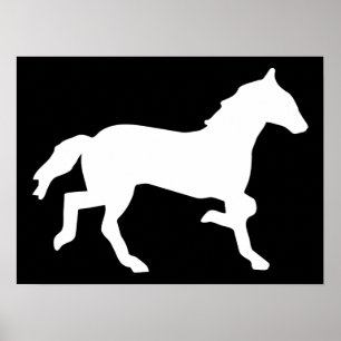 simple horse poster