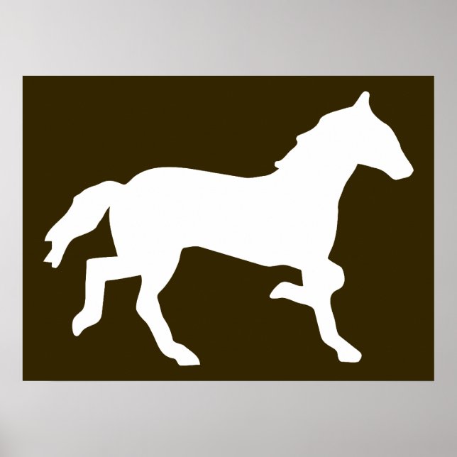 simple horse poster (Front)