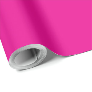Simple Hot Pink Wrapping Paper