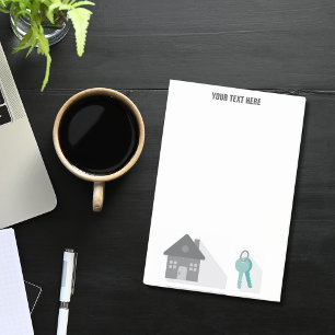 Simple House Keys Real Estate Agent Post-it Notes