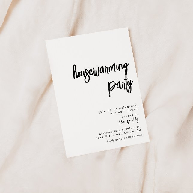 Simple Housewarming Party Invitation (Creator Uploaded)