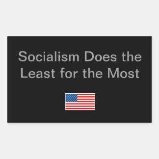 Simple Idea for the Political Season Rectangular Sticker