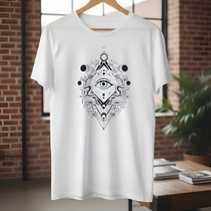 Simple Illuminati Mens   Adults Holidays White T-Shirt