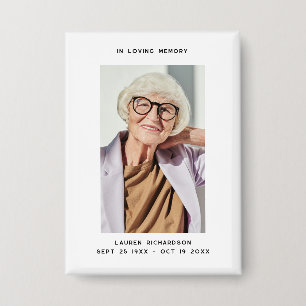 Simple In Loving Memory Memorial Photo