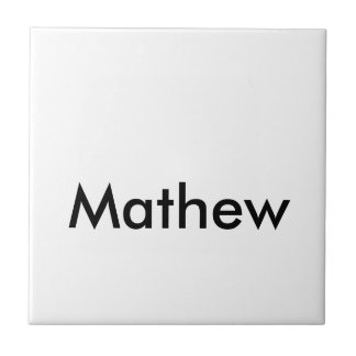 simple initial letter monogram add your name lett  ceramic tile