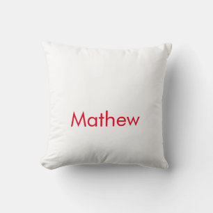 simple initial letter monogram add your name lett cushion