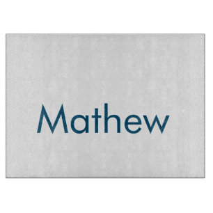 simple initial letter monogram add your name lett  cutting board