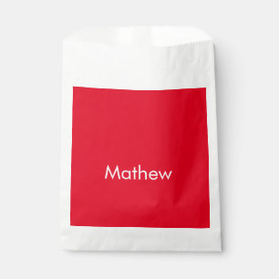 simple initial letter monogram add your name lett favour bag