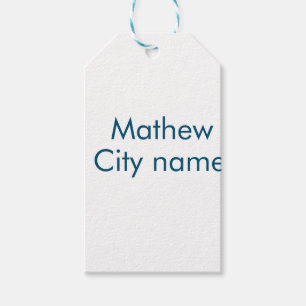 simple initial letter monogram add your name lett gift tags