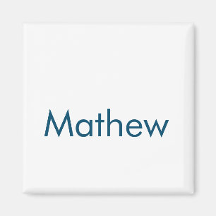 simple initial letter monogram add your name lett magnet