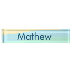 simple initial letter monogram add your name lett nameplate