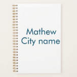 simple initial letter monogram add your name lett  planner<br><div class="desc">design</div>