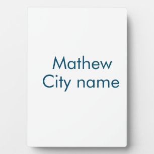 simple initial letter monogram add your name lett plaque