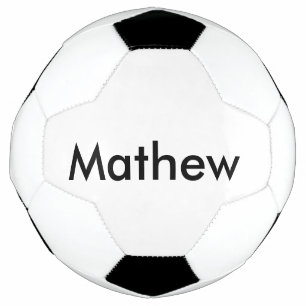 simple initial letter monogram add your name lett soccer ball