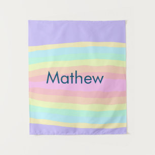 simple initial letter monogram add your name lett tapestry