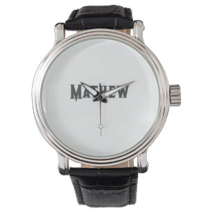 simple initial letter monogram add your name lett watch