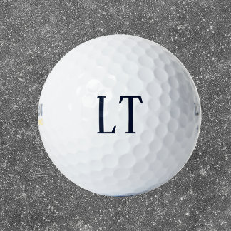 Simple Initials Golf Balls
