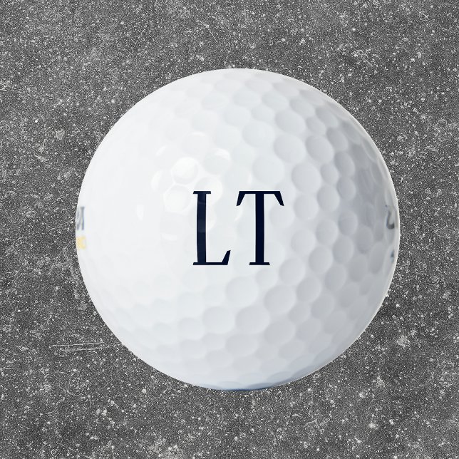 Simple Initials Golf Balls (Creator Uploaded)