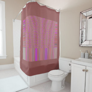 Simple inspirational elegant home bathroom pattern shower curtain