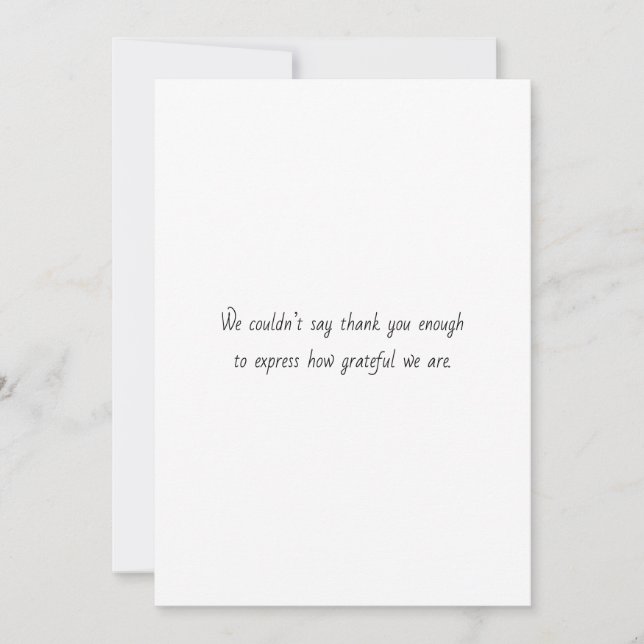  Simple IVF Doctor Thank you Card Appreciate (Front)
