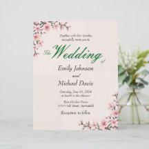 simple japanese cherry blossom wedding