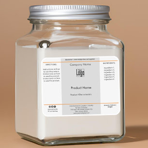 Simple Jar, Container Product Labels