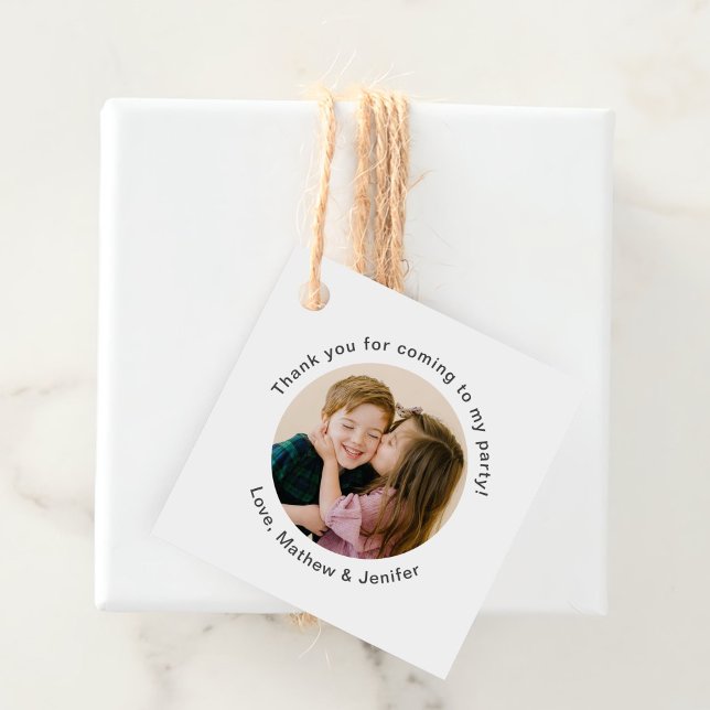 Simple Joint Birthday Favour Tags (Creator Uploaded)