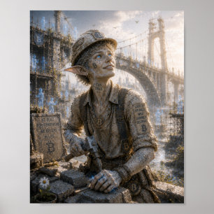 Simple Joy / Builder / Great Bridge Poster