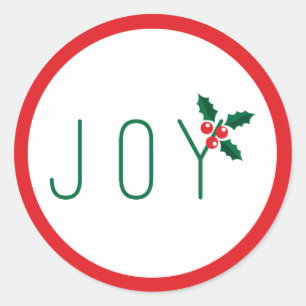 Simple Joy Holiday Sticker