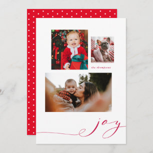 Simple Joy Multi-Photo Holiday Card