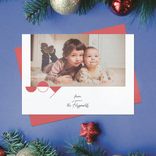 Simple Joy Photo Christmas Card
