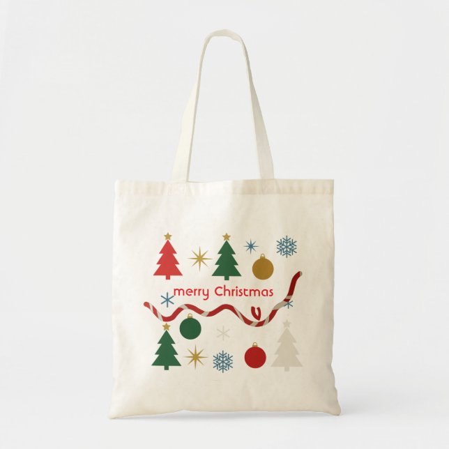 Simple Joys Christmas Tote Bag (Front)